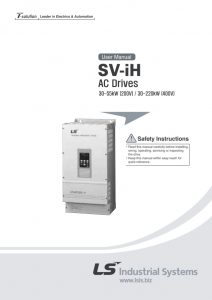 Jual Inverter LS SV030iH-2U